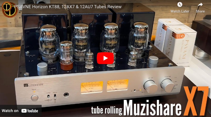 PSAVNE Horizon KT88, 12AX7 & 12AU7 Tubes Review