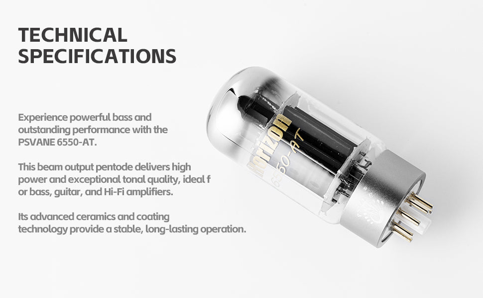 PSVANE HORIZON 6550-AT Vacuum Tube